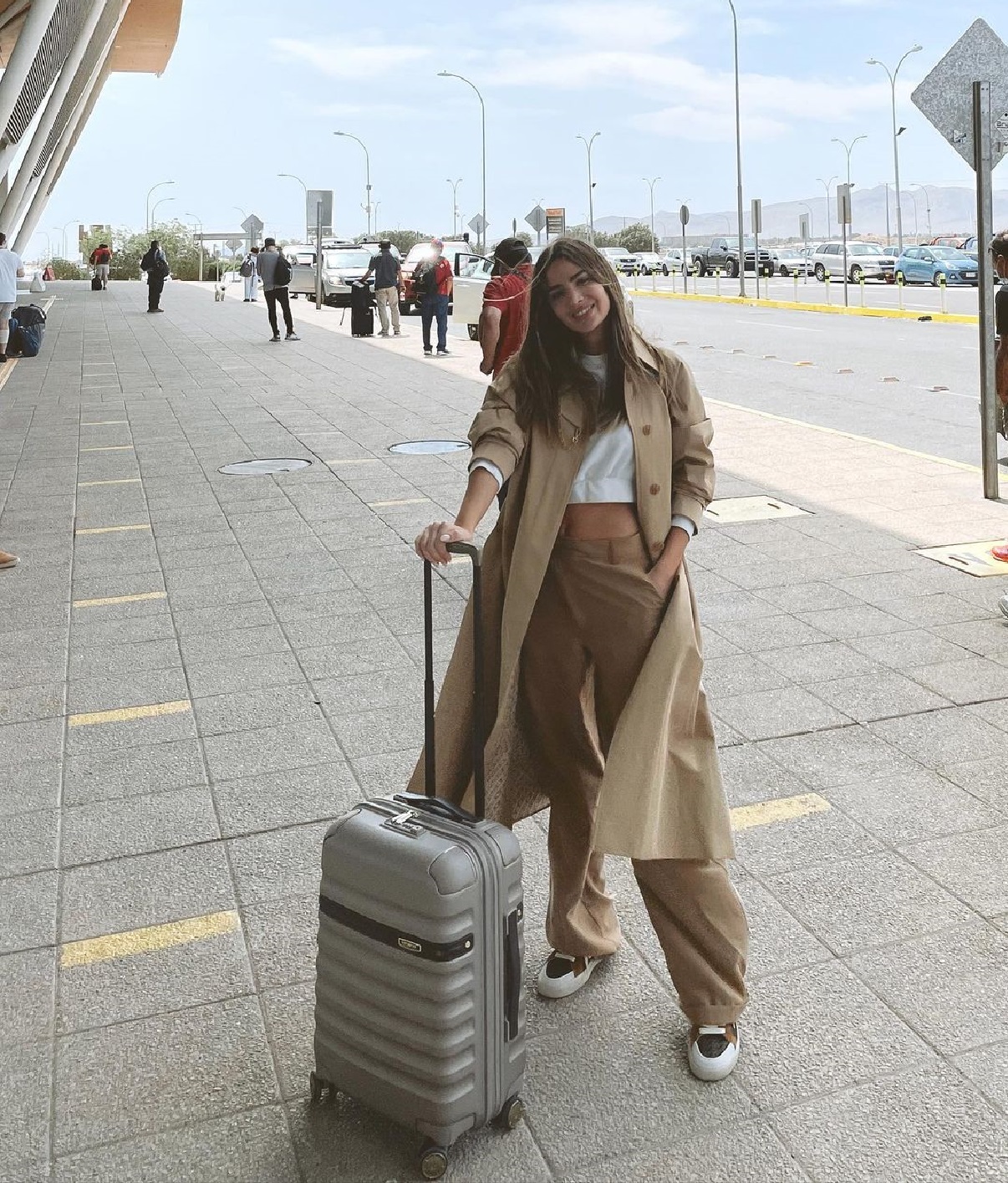 Aylén Milla aeropuerto