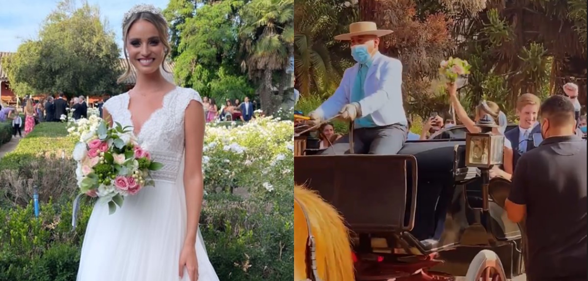 Kel Calderón compartió bellas postales del matrimonio de Trinidad de la Noi: "Estoy en Disney"