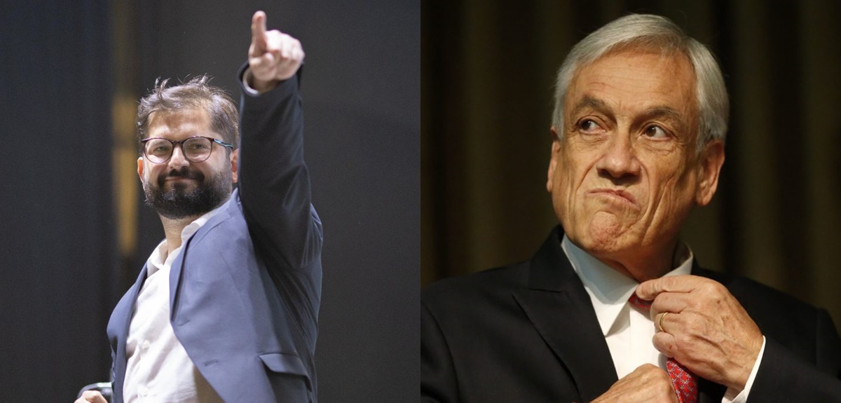 Encuesta Cadem revela que mientras la imagen positiva de Boric asciende, cae aprobación de Piñera