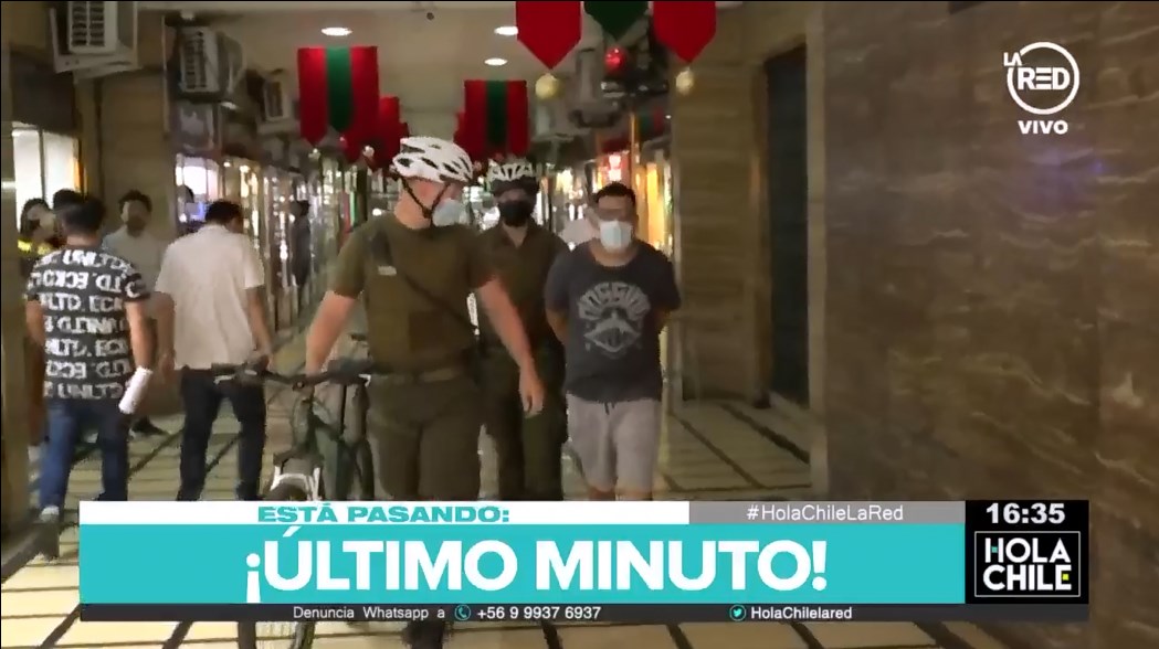 Hola Chile captó en vivo detención de mechero: explicación de ladrón indignó a conductores