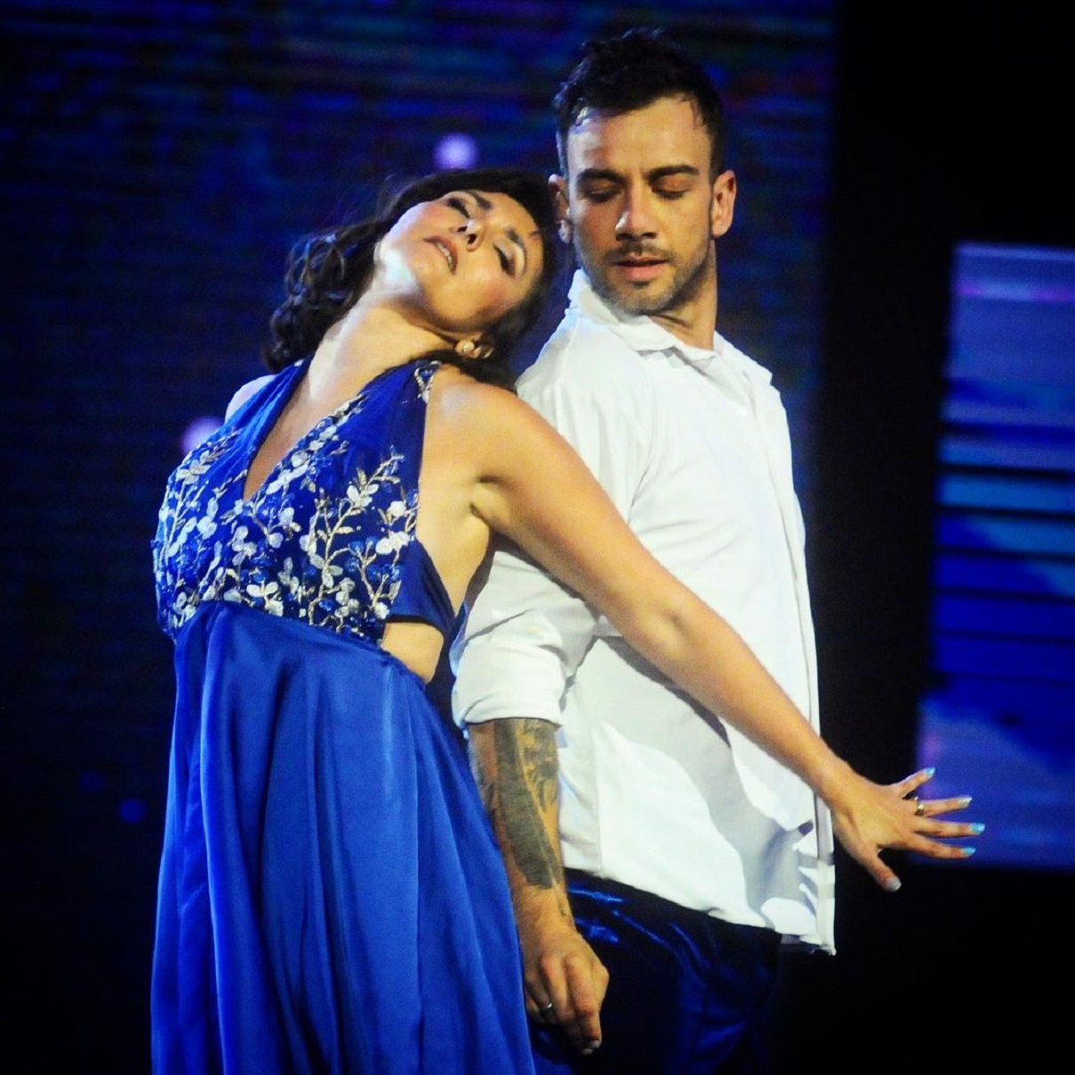 Icha Sobarzo y Chris Ocaranza