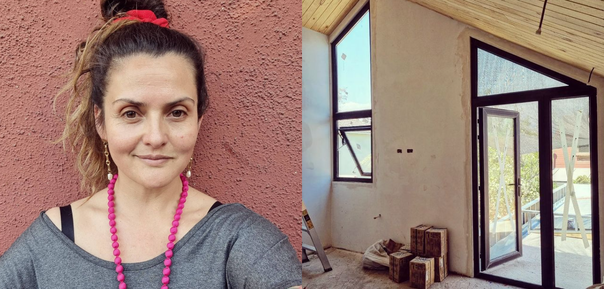 Avanza la remodelación: Connie Achurra mostró el antiguo piso que tendrá su nueva casa