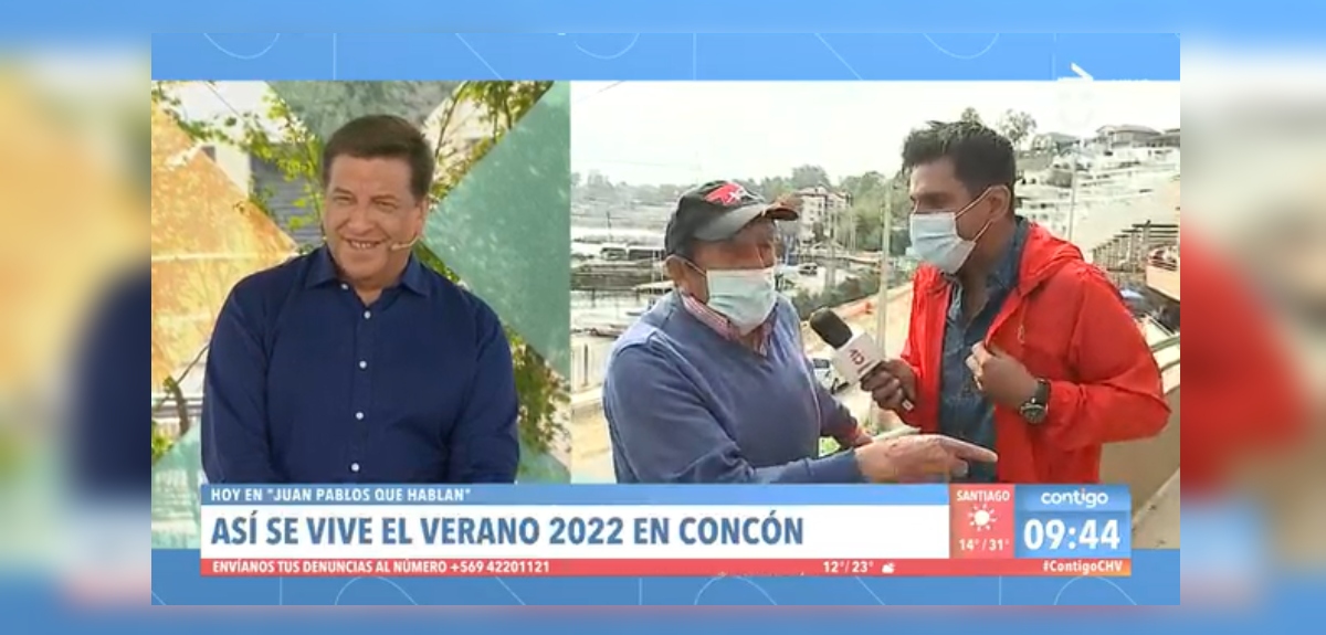 Entrevistado se equivocó de matinal en móvil de CHV: lanzó llamativa descripción de JC Rodríguez