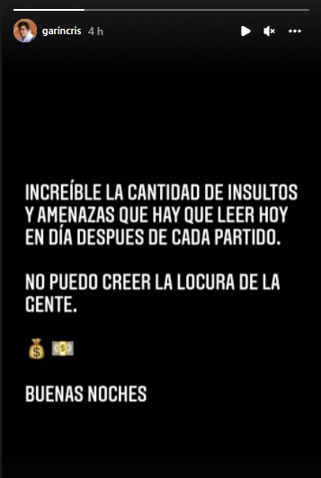 Cristian Garin tras derrota en Abierto de Australia: "Increíble la cantidad de insultos y amenazas"