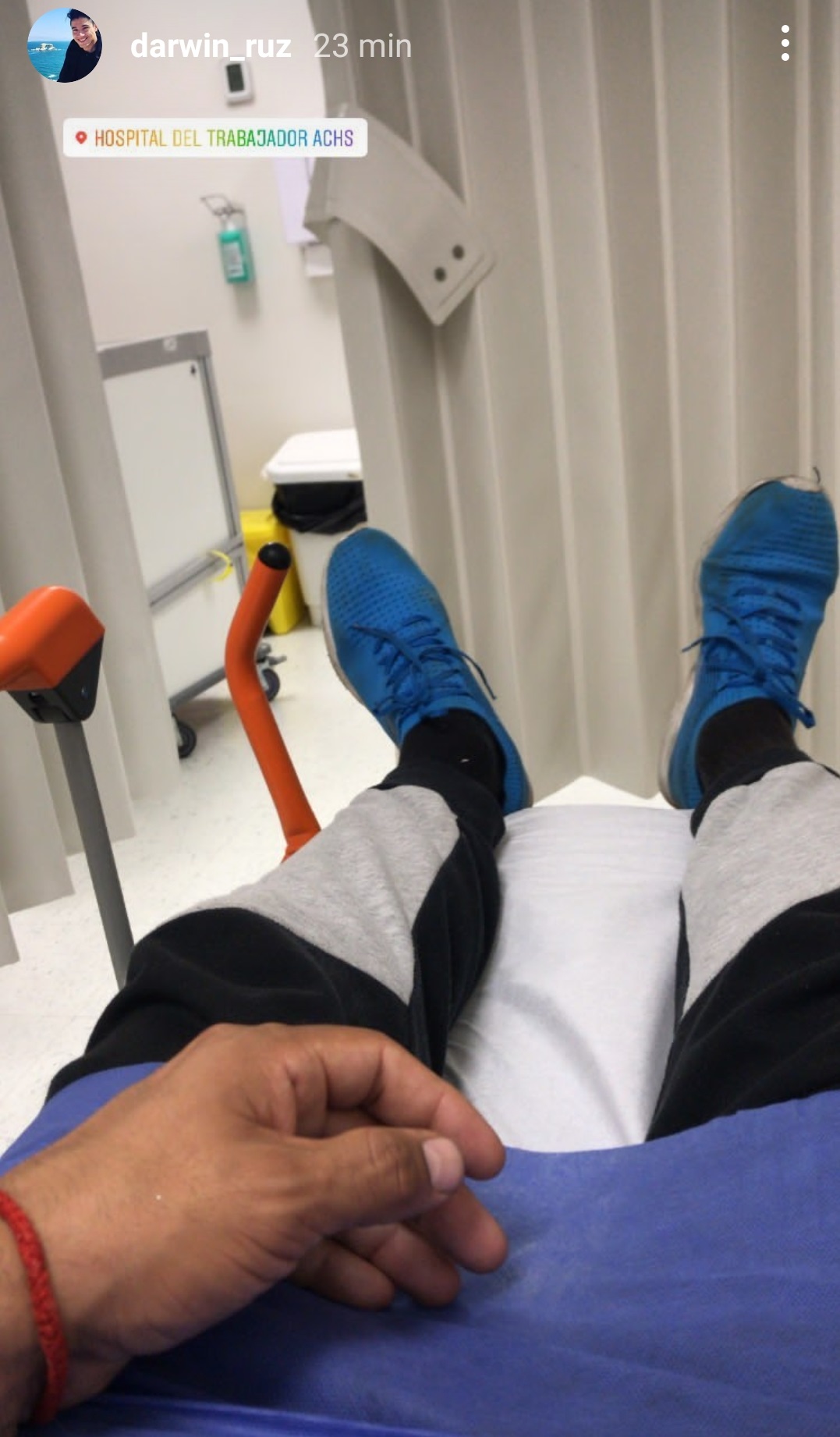 Darwin Ruz lesionado