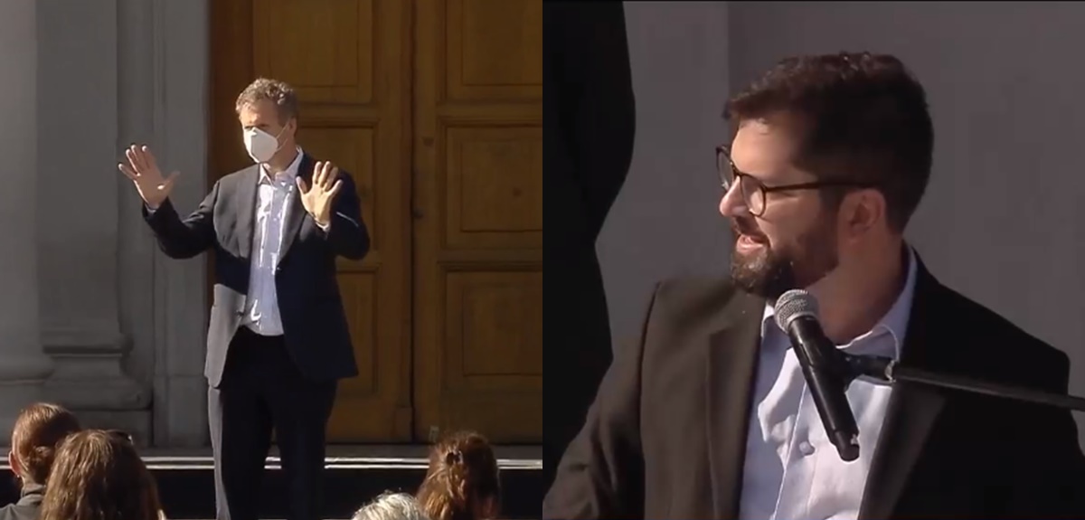 El lapsus de Boric al presentar a Juan Carlos Muñoz en Transportes: 