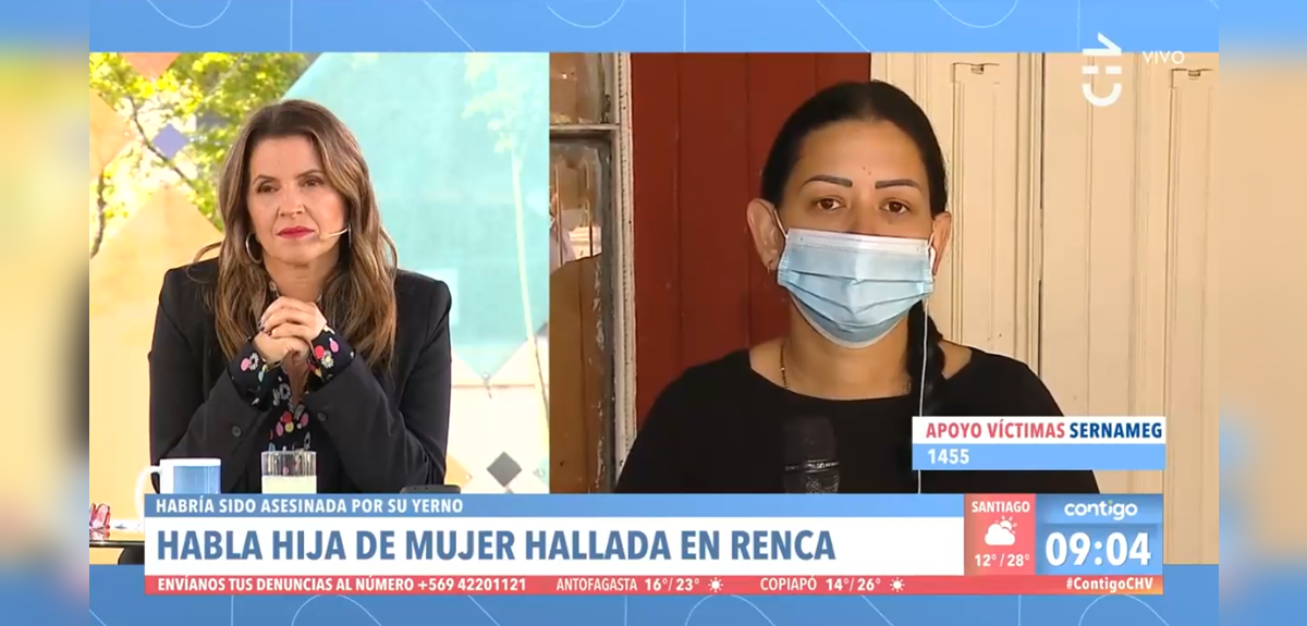 Hija de mujer asesinada en Renca dio detalles sobre imputado: suplantó a su madre por Whatsapp