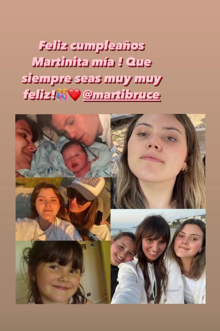 Andrea Sanhueza dedicó sentido texto a su hija Martina