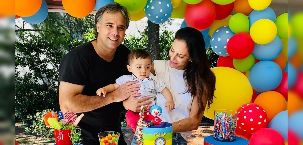 Fernando González y Luciana Aymar hicieron íntima fiesta para celebrar el cumpleaños de su hijo