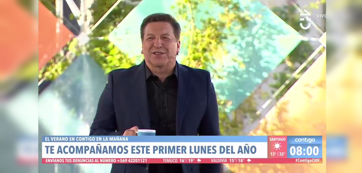 CHV debutó nuevo set de 'Contigo en la mañana' y JC Rodríguez bromeó con diseño: 