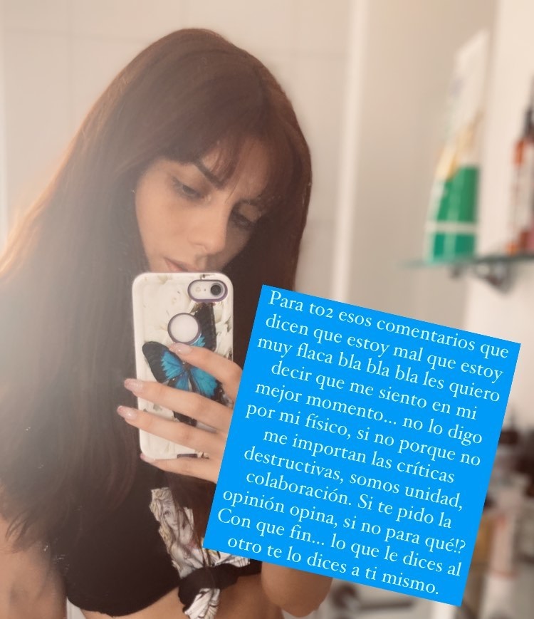 Kathy Contreras respondió a comentarios sobre su cuerpo