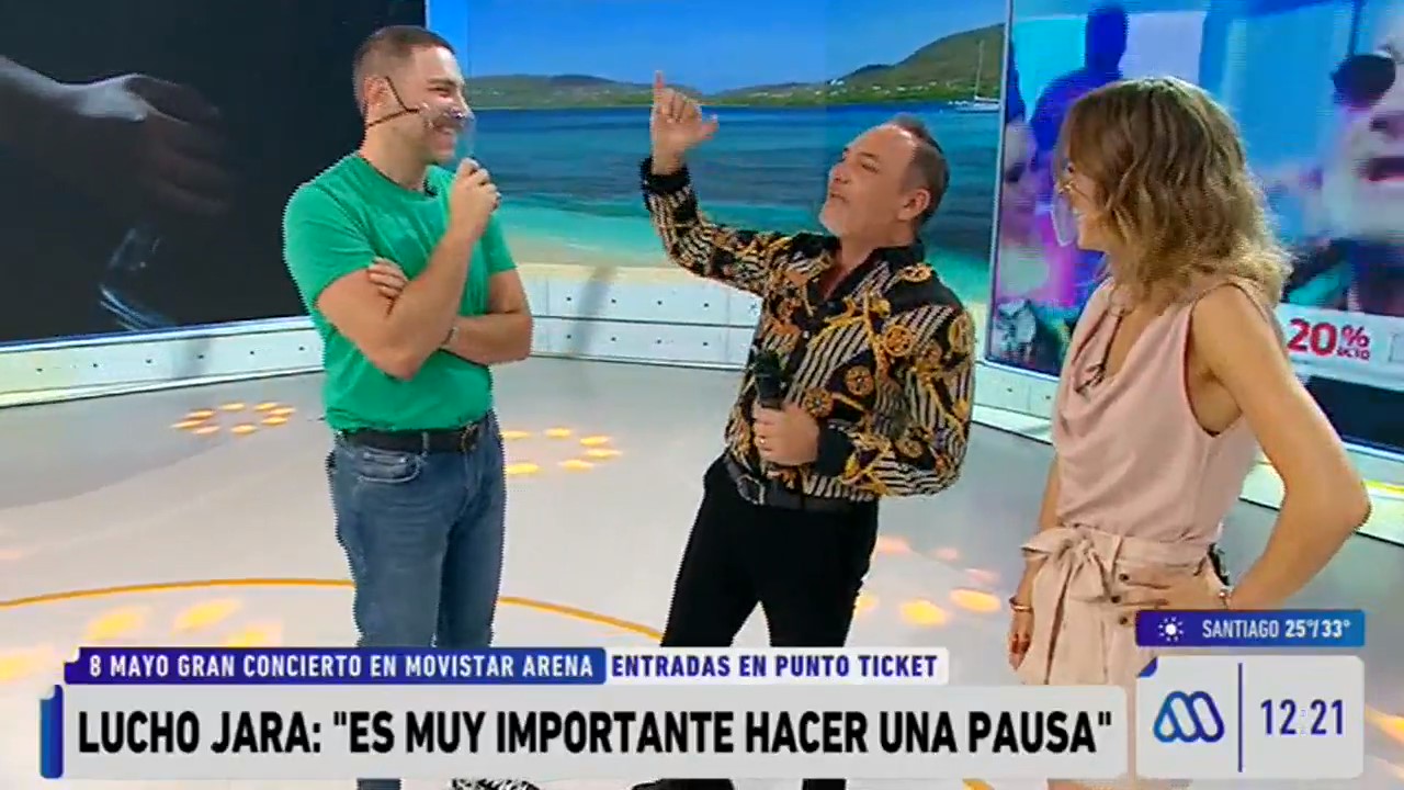 Luis Jara regresó a Mucho Gusto