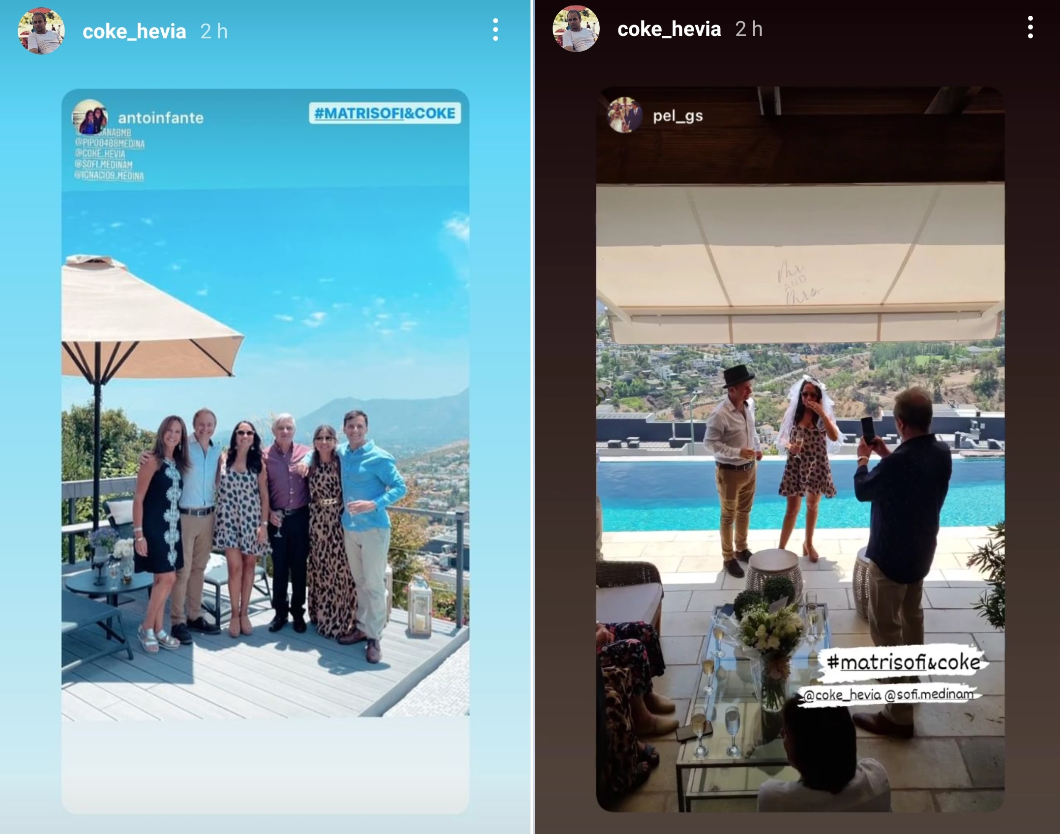 Matrimonio civil Coke Hevia