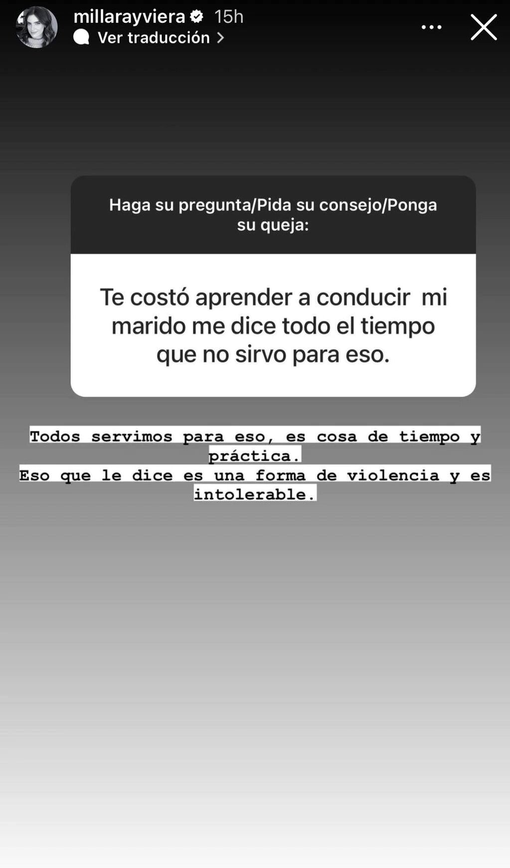 Millaray Viera respondió mensajes de sus seguidoras