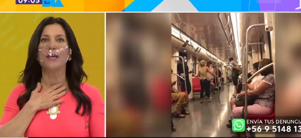 Mirna Schindler indignada en 'Tu Día' con agresor de mujer en el Metro: 