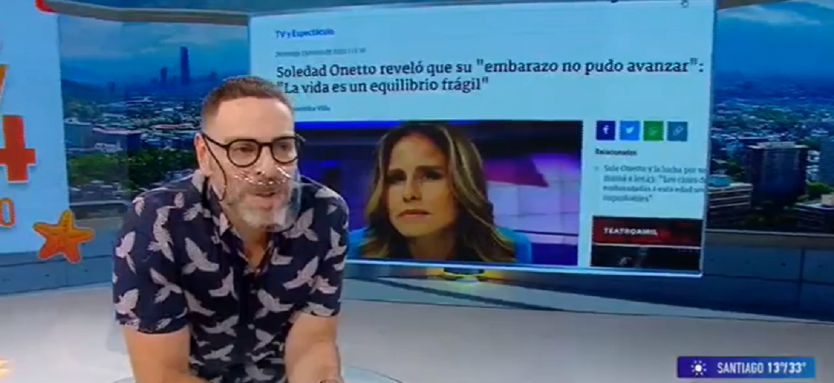 Neme envió profundo mensaje en vivo a Soledad Onetto tras pérdida: 