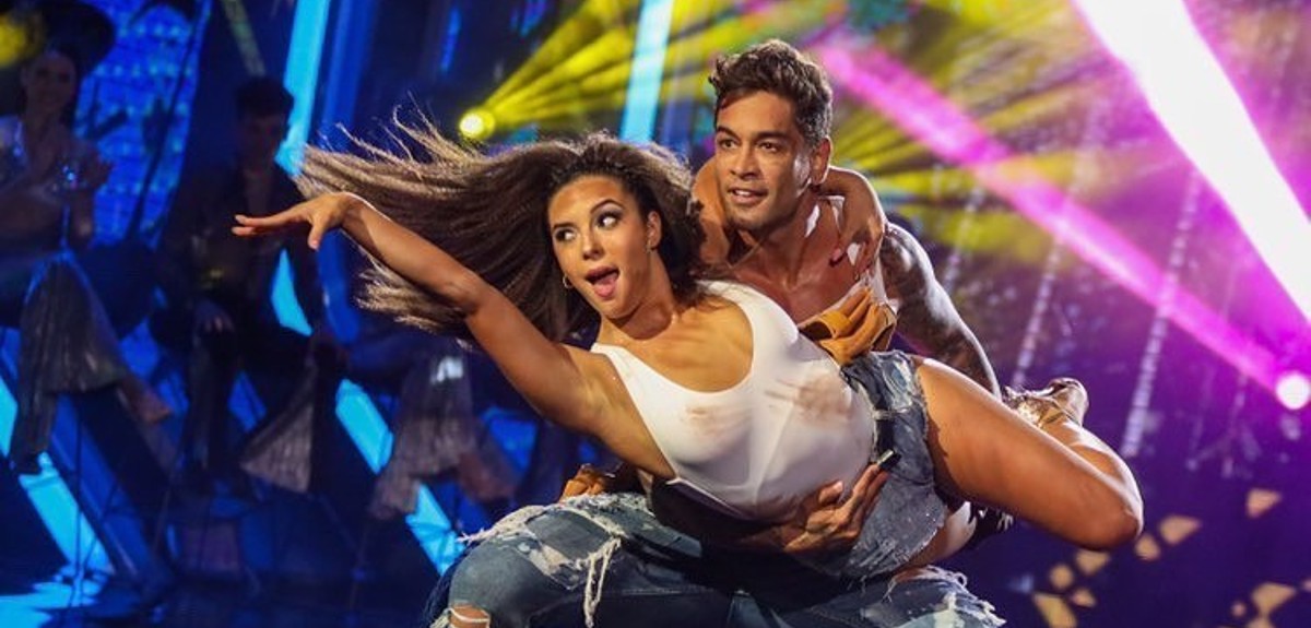 Thiago Cunha y participación en Aquí se baila junto a Chantal Gayoso: 