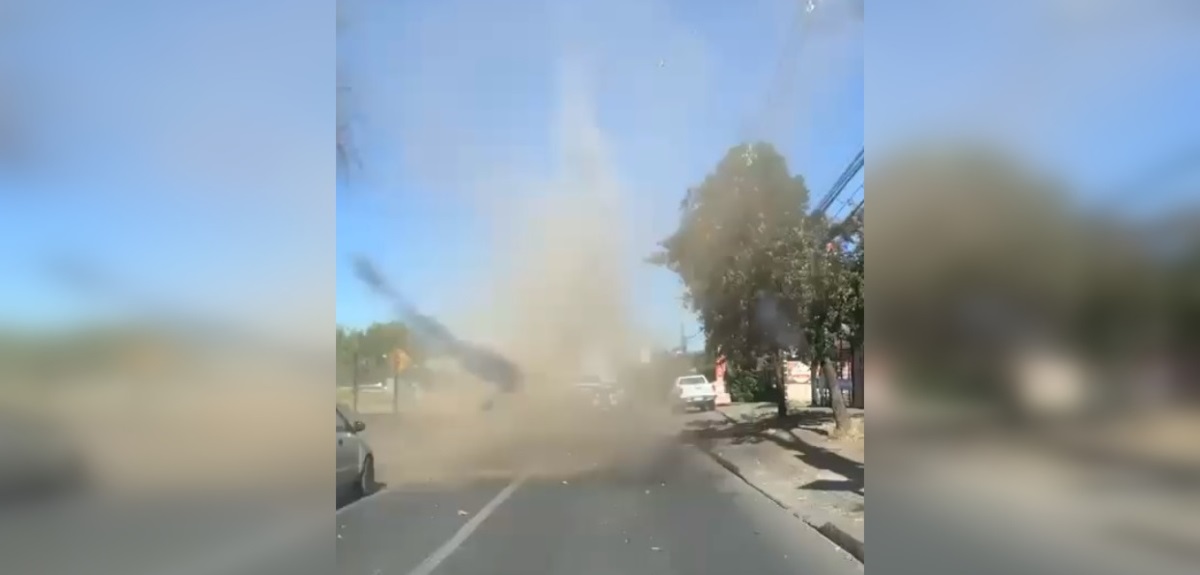 Sorpresa en Los Ángeles por fuerte ráfaga de viento: supermercado debió ser evacuado