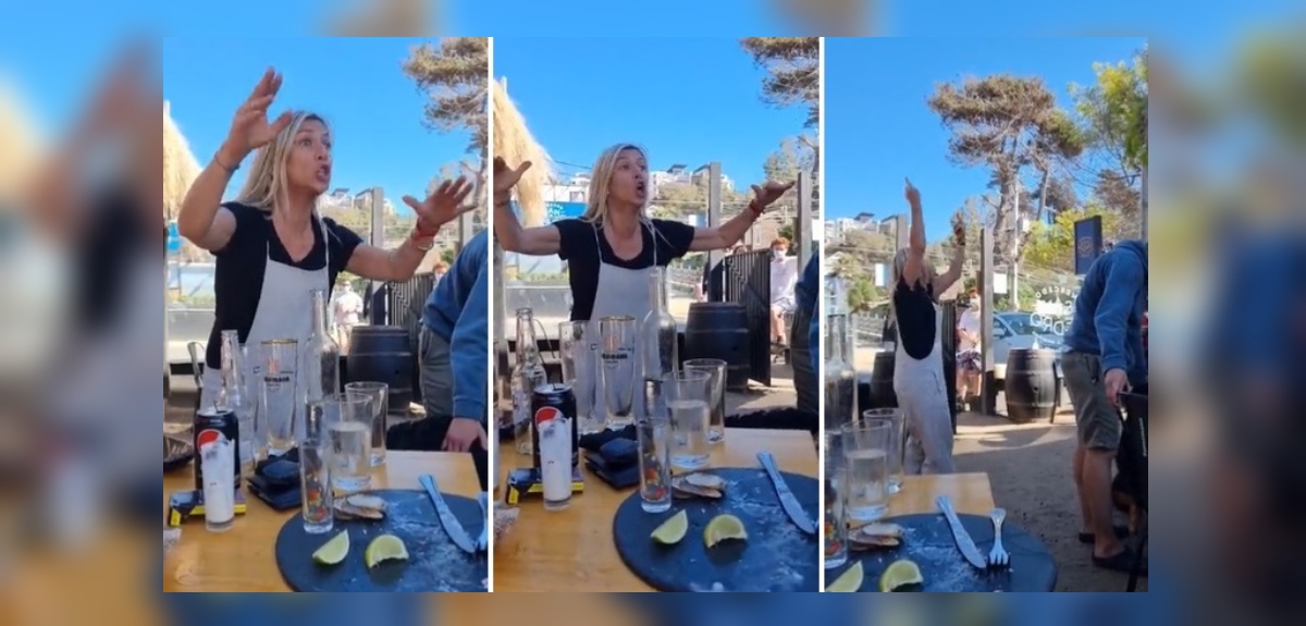 Mujer se hizo viral tras insultar a turistas en restorán de Maitencillo: 