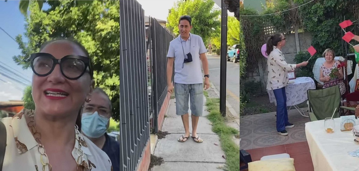 Emotivo momento: Ximena Rivas se reencontró con actor de Reserva de Familia en cumpleaños de su mamá