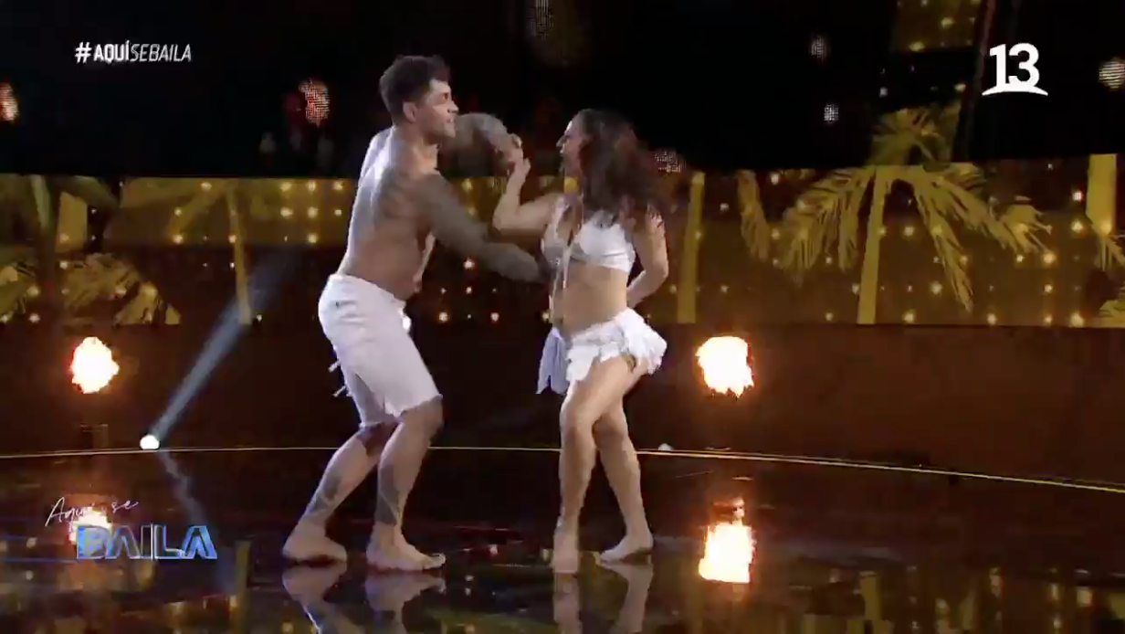 Thiago y Chantal en “Aquí se baila”
