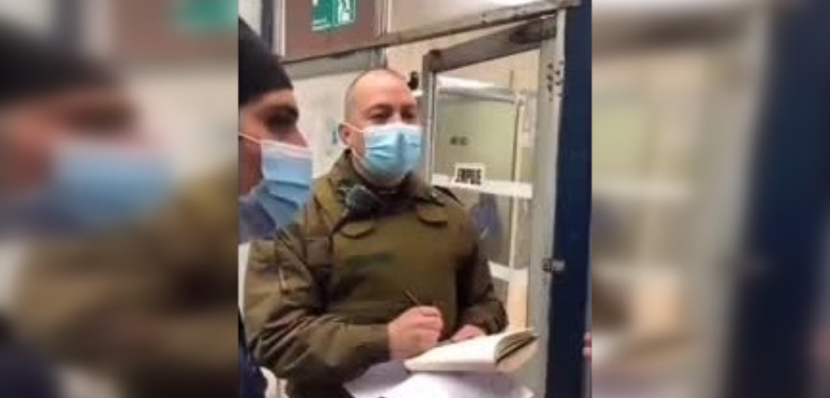 Carabinero que agredió a mujer en San Miguel trató de 