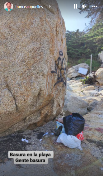 Francisco Puelles realizó fuerte descargo en contra de los que ensucian las playas: “Gente basura”