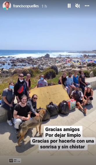 Francisco Puelles realizó fuerte descargo en contra de los que ensucian las playas: “Gente basura”