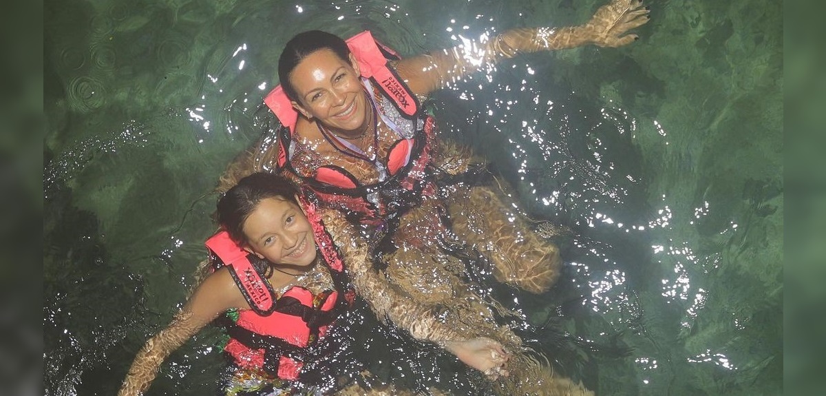 Las divertidas vacaciones de Claudia Arnello y su hija Julieta: conocieron una maravilla del mundo