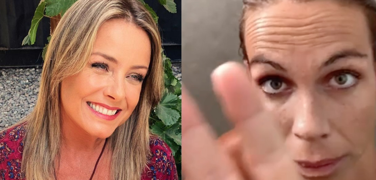 Claudia Conserva sorprendió a su hermana Fran mientras se duchaba: ingresó al baño y la grabó