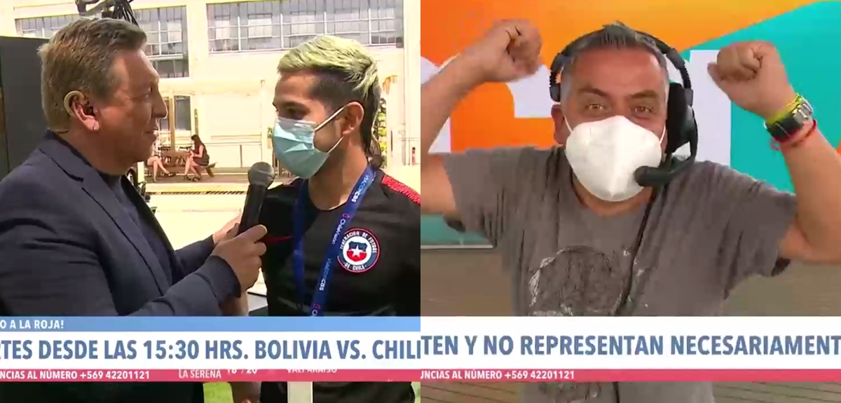 Móvil desde Bolivia falló y JC Rodríguez cerró matinal con divertida encuesta sobre partido de Chile