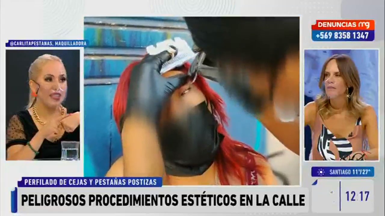 Salones de belleza ambulantes: la peligrosa práctica que se tomó las calles de Santiago Centro