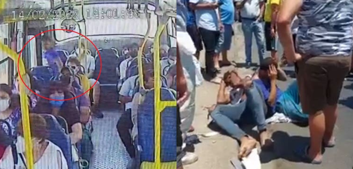 Vecinos golpean a extranjeros que asaltaron a mujer en Antofagasta: le robaron cadena en una micro