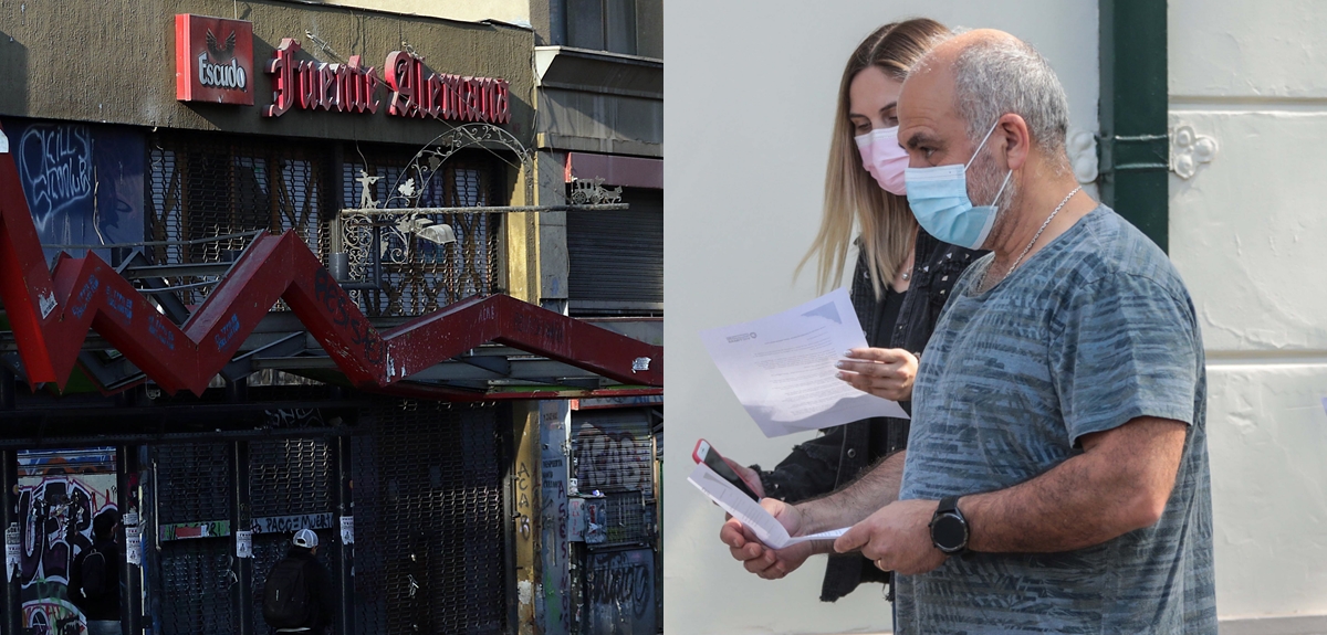 Dueño de ex Fuente Alemana que usó escopeta contra encapuchados: 