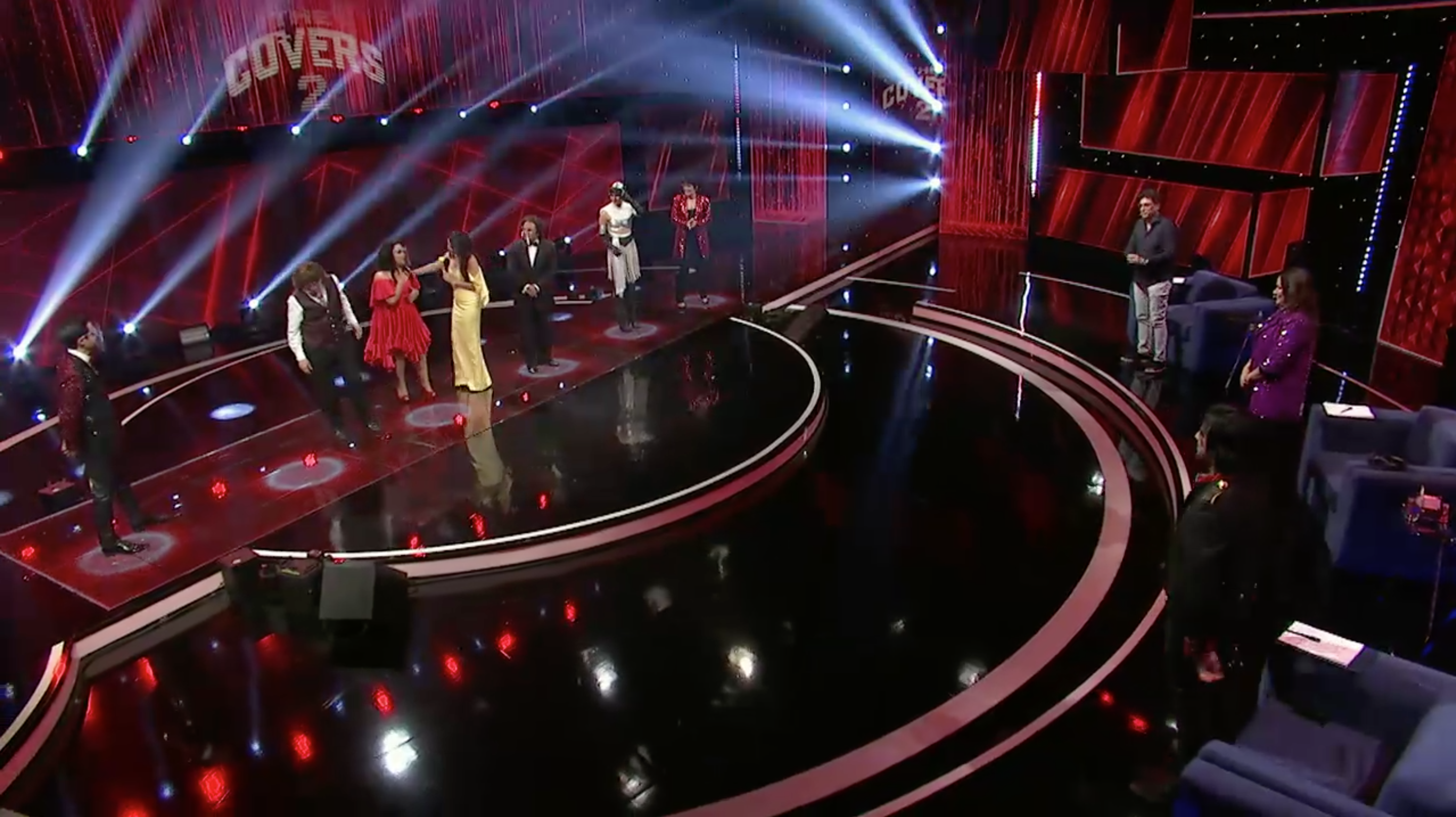 Emoción de Javiera Flores al ser escogida como el mejor tributo de la noche en “The Covers 2”