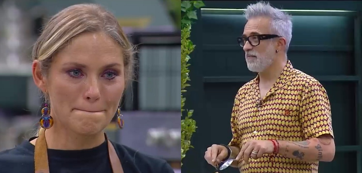Kenita Larraín se emocionó al ser evaluada por Sergi en El Discípulo del Chef: 
