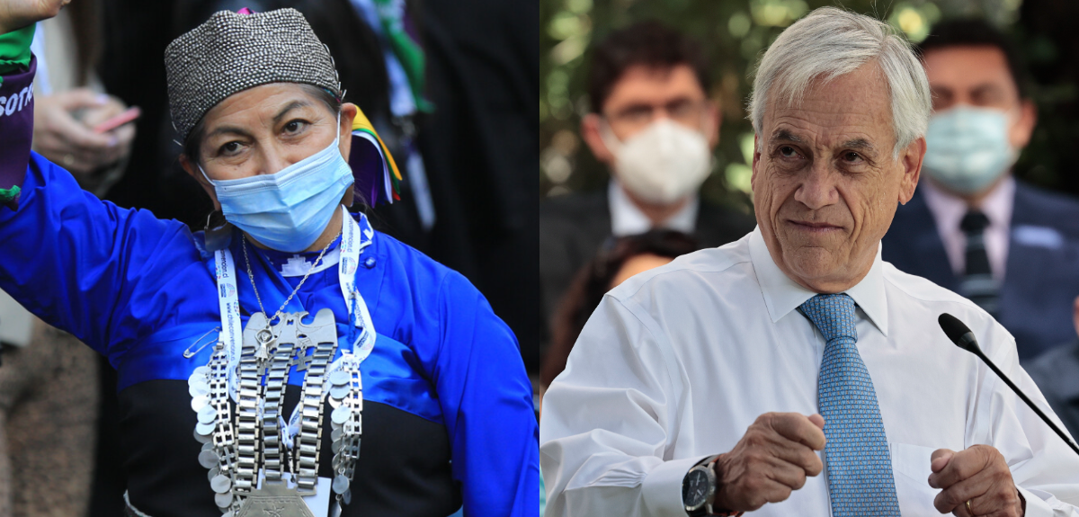 Loncón responde a críticas de presidente Piñera a la Convención: 