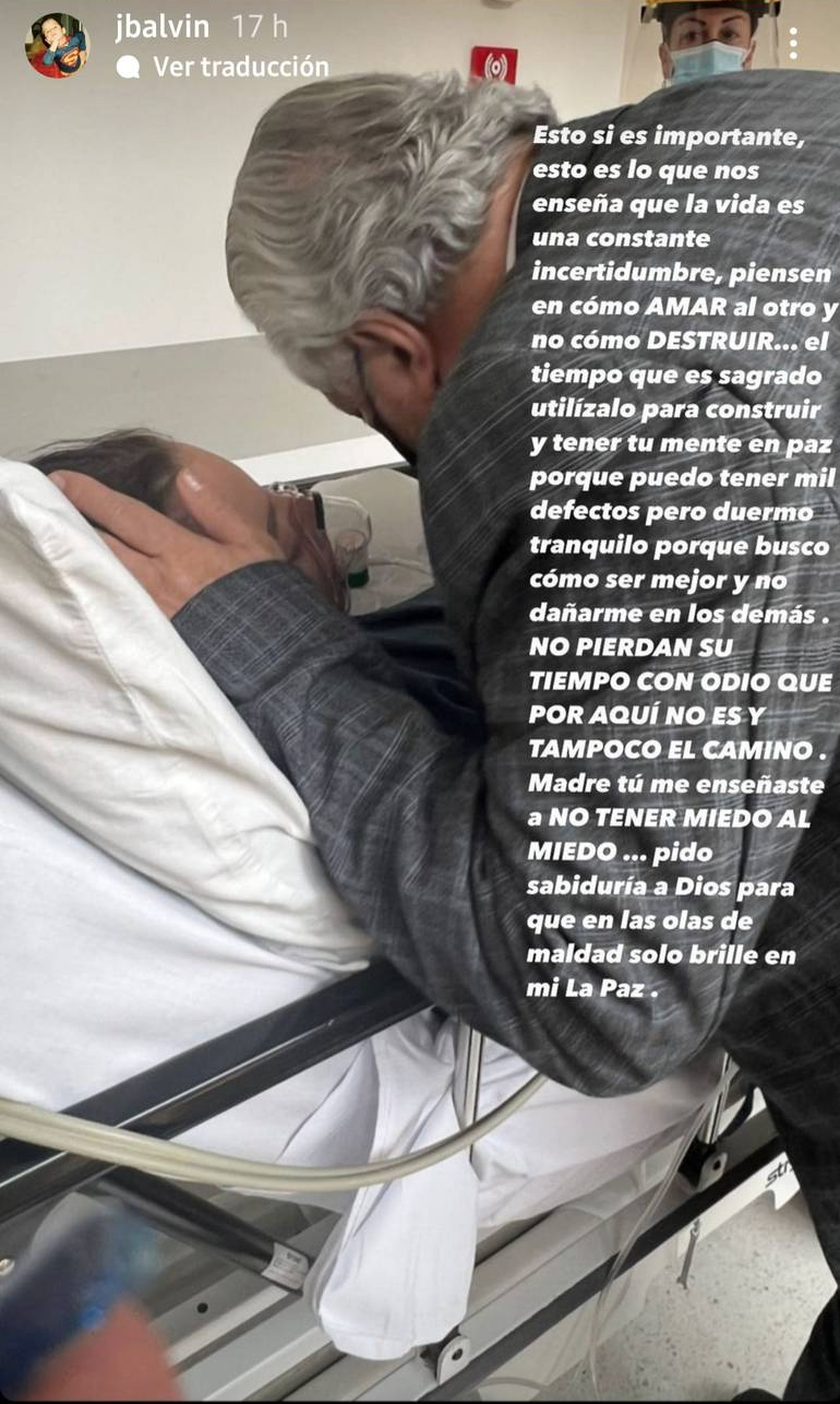 Madre de J Balvin y complicaciones por COVID