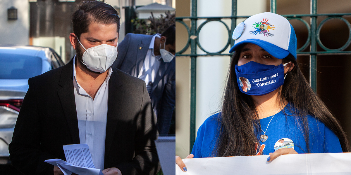 Madre de Tomás Bravo llegó hasta oficinas de Boric para pedir ayuda: criticó al gobierno de Piñera