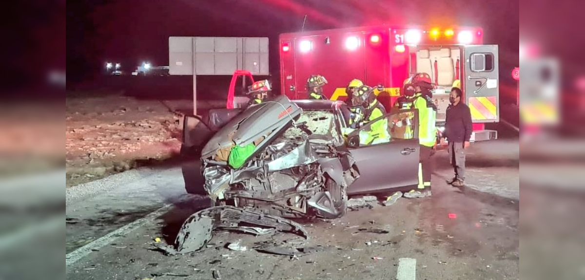 Matrimonio falleció en violento accidente carretero en Pozo Almonte: sus dos hijas quedaron ilesas