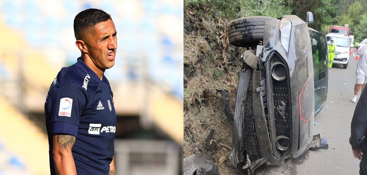 Osvaldo González protagonizó accidente en ruta que une Concepción y Tomé: volcó su auto