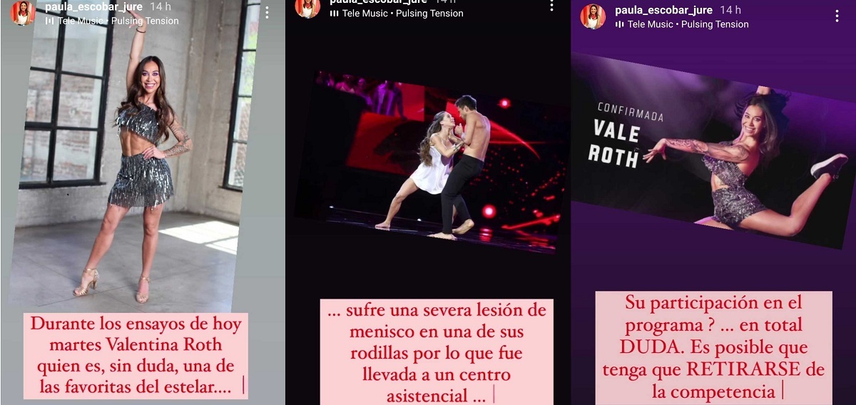 Paula Escobar lesión Valentina Roth