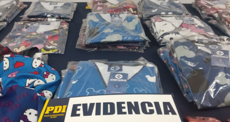 pdi incauta uniformes medicos