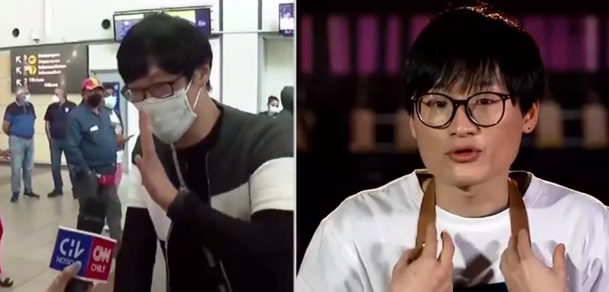 Periodista de CHV vivió incómodo chascarro durante despacho: confundió a pasajero con Yuhui Lee