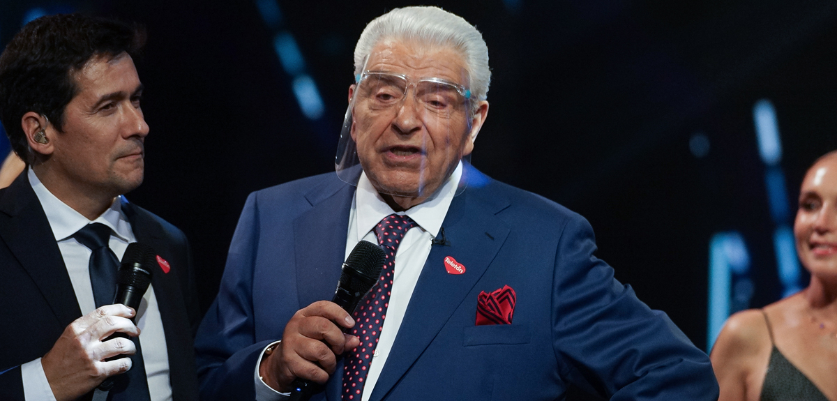 Don Francisco fue fotografiado 