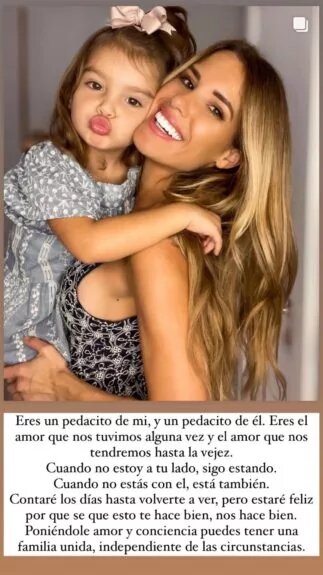 La razón por la que Gala Caldirola no verá a su hija en 12 días: “Sé que esto te hace bien”