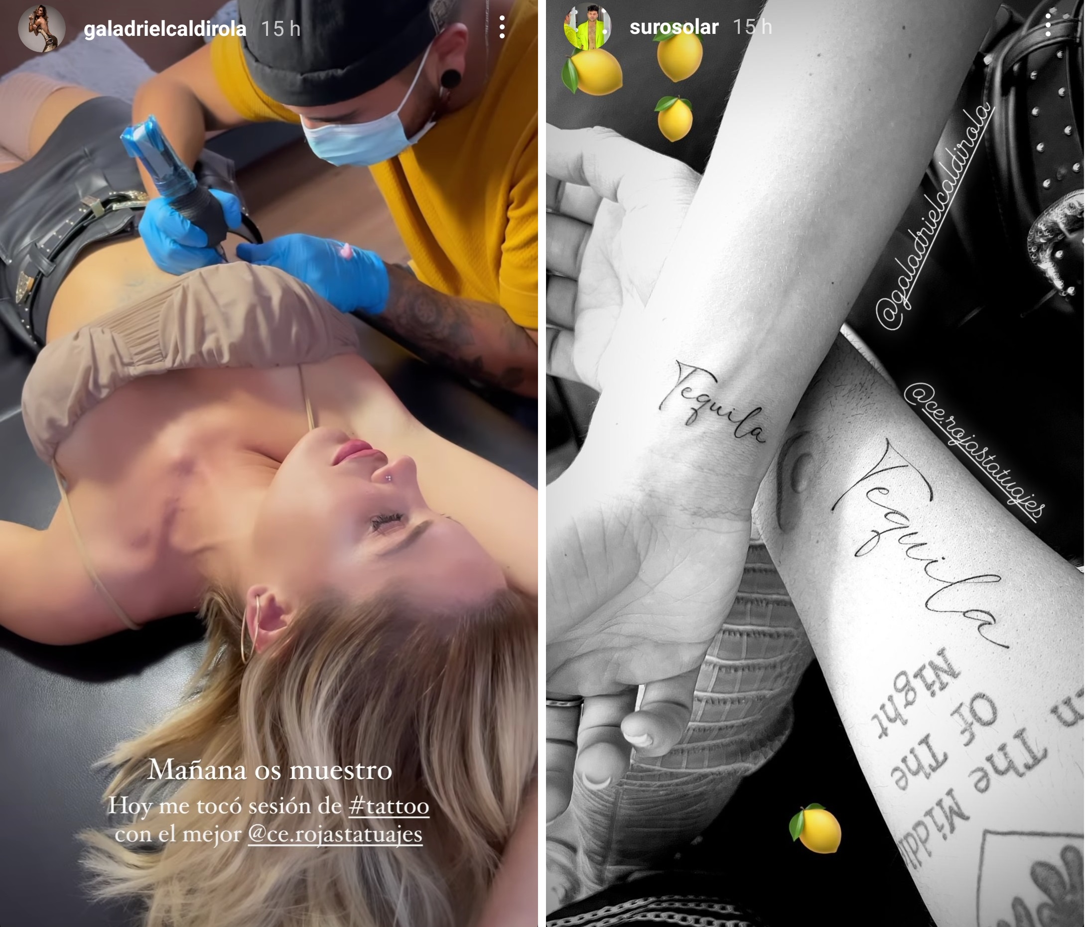 Gala Caldirola y Suro Solar 