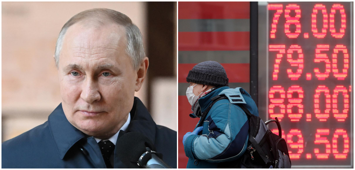 Putin prohibió transferir divisas al extranjero para defender a Rusia de las sanciones económicas