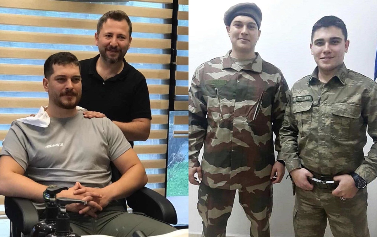 Cagatay Ulusoy en el servicio militar