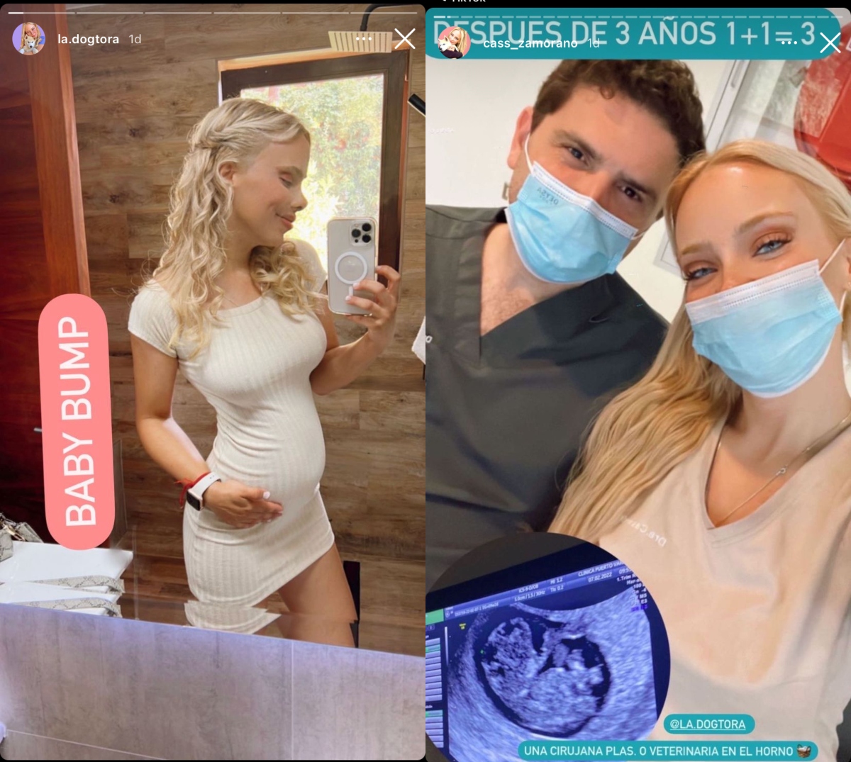 Cass Zamorano anunció su embarazo